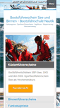 Mobile Screenshot of nordwind-yachting.de